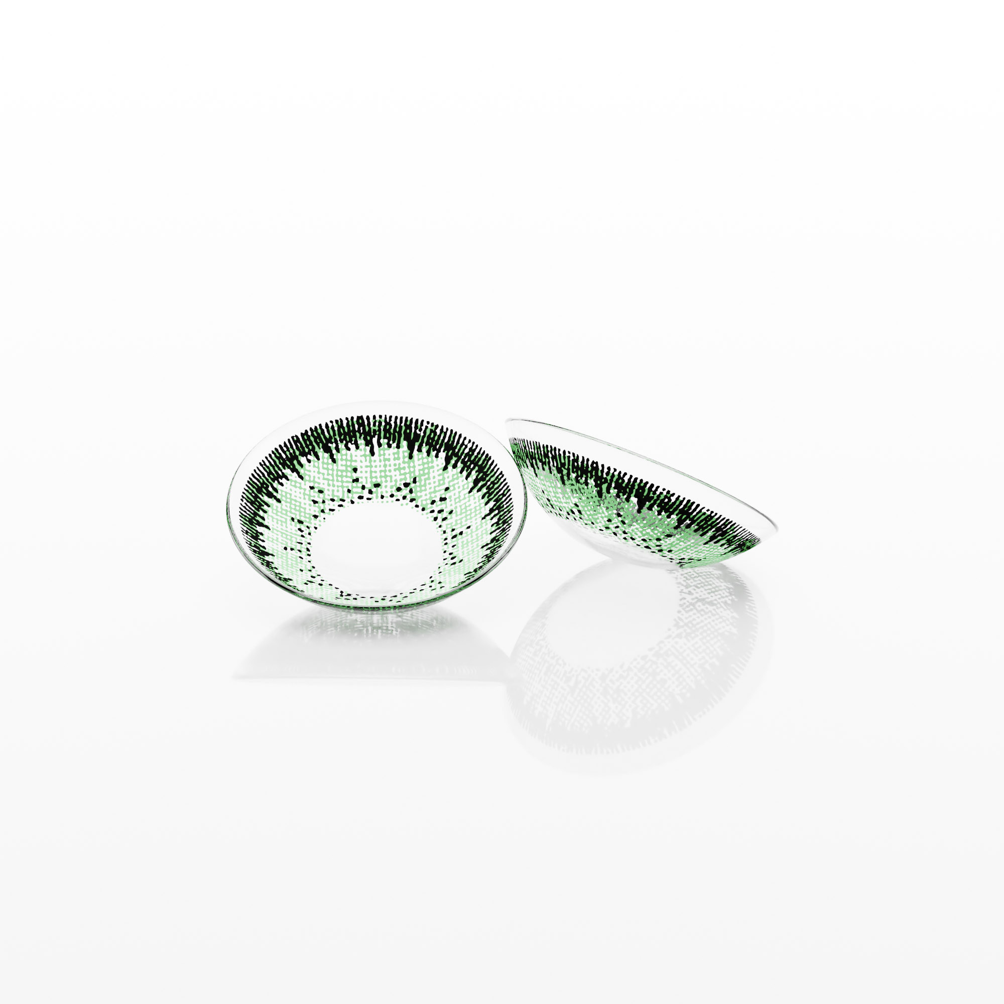 Зеленые контактные линзы ILLUSION COLORS ELEGANCE GREEN
