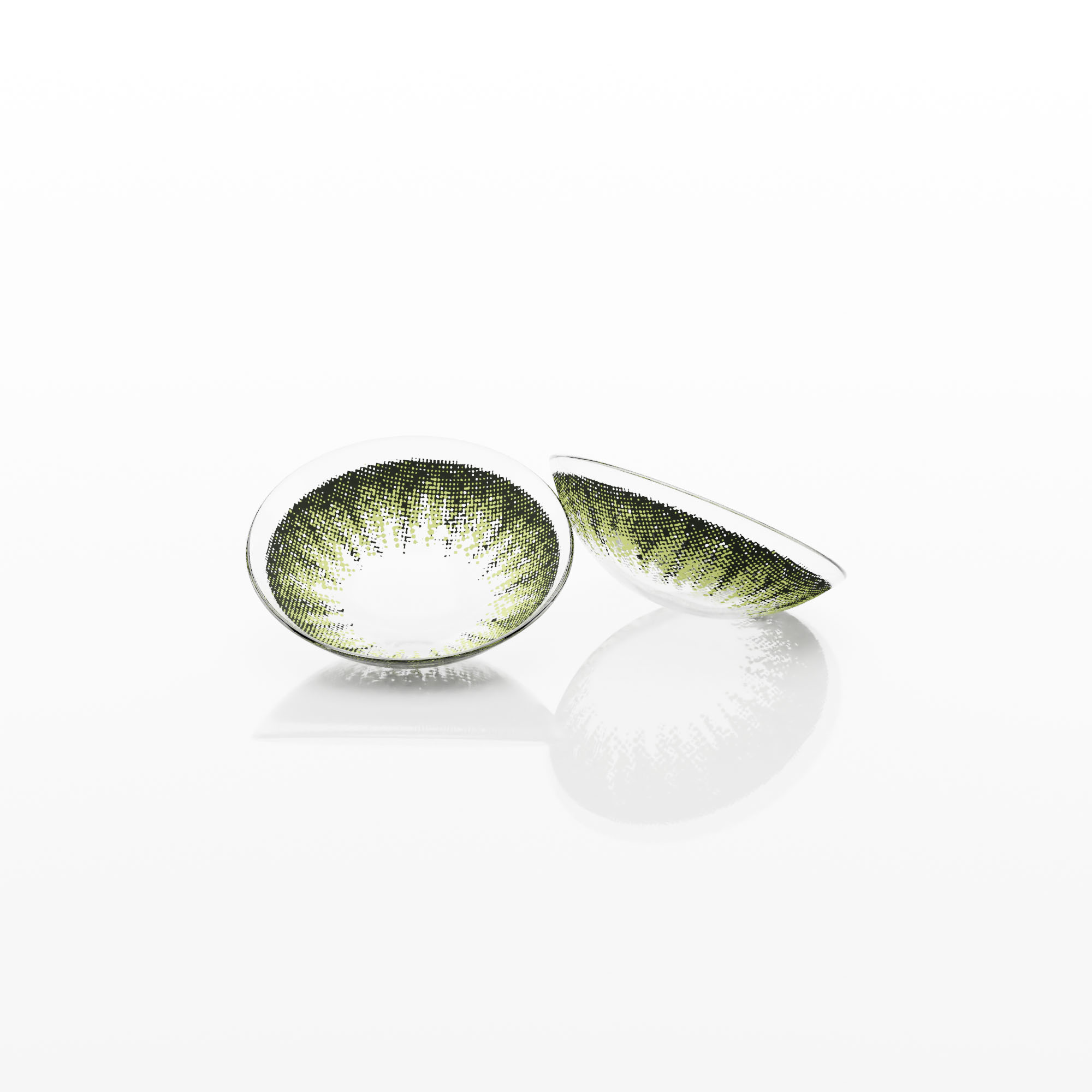 Зеленые контактные линзы ILLUSION FASHION LUXE GREEN