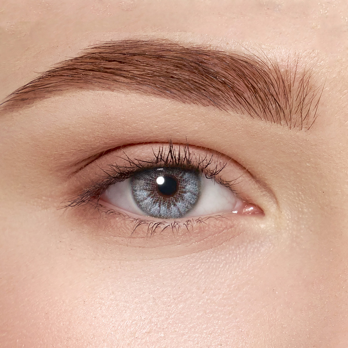 Голубые контактные линзы ILLUSION Geo Diamond blue