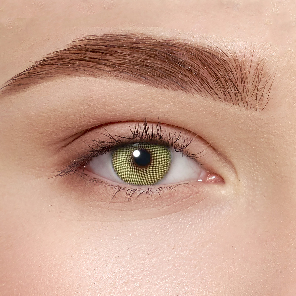 Зеленые контактные линзы ILLUSION COLORS GLOW GREEN