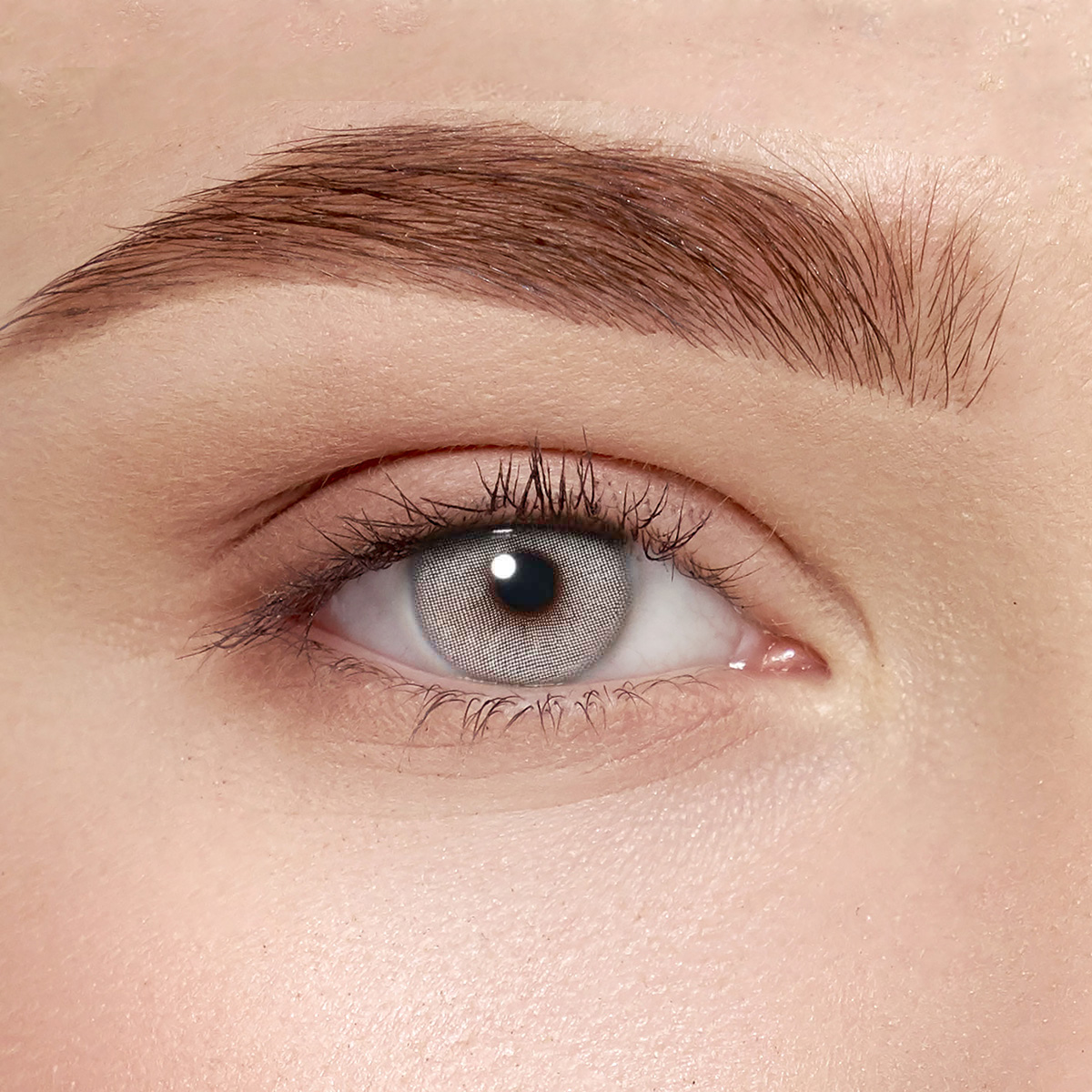 Серые контактные линзы ILLUSION COLORS GLOW GREY